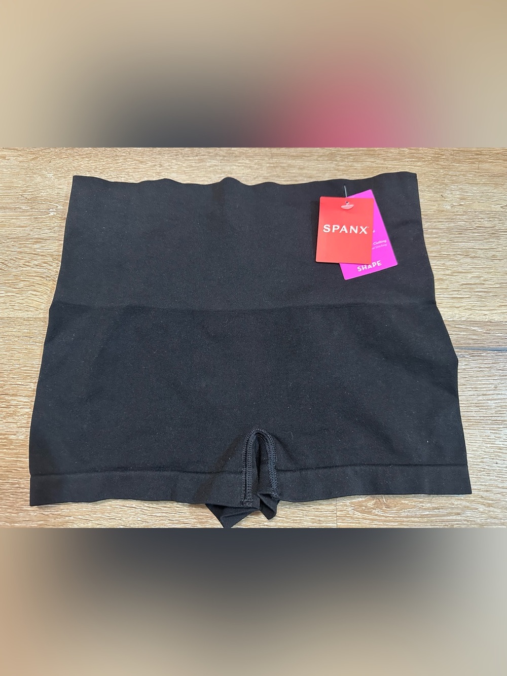 SPANX Black High-Waist Shaping Shorts with Tags